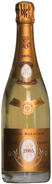 Champagne Louis Roeder Cristal 2005 (180 €) 