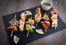 Brochettes de saumon et artichaut