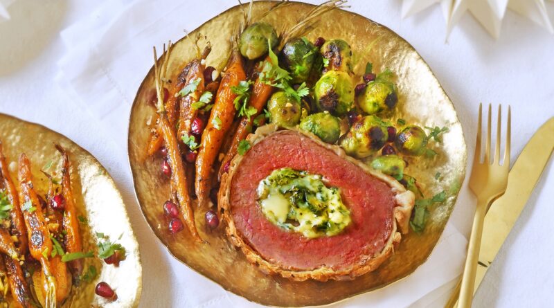 Bœuf en croûte farci au bleu d’auvergne