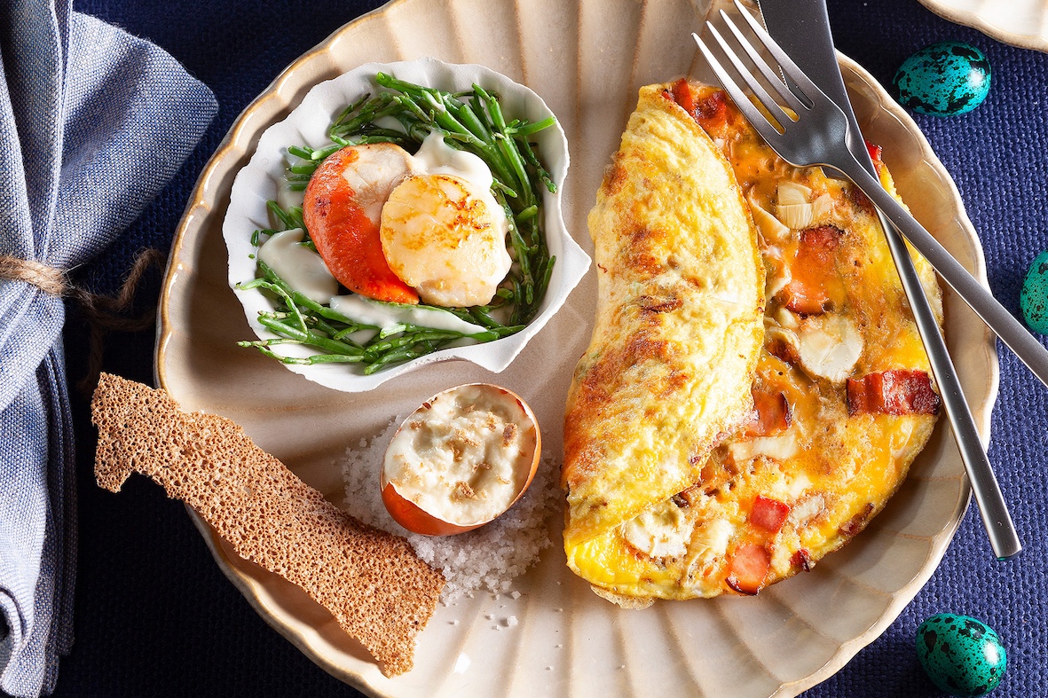 L’omelette Bretonne aux saveurs vraies